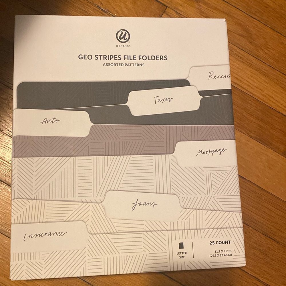 U Brands File Folders